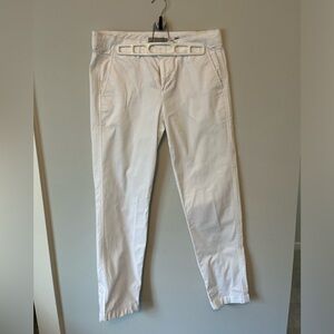 VINCE White Pants, Chino Style, Size 6